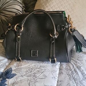 Looney & Bourke Black Sorrento Satchel
